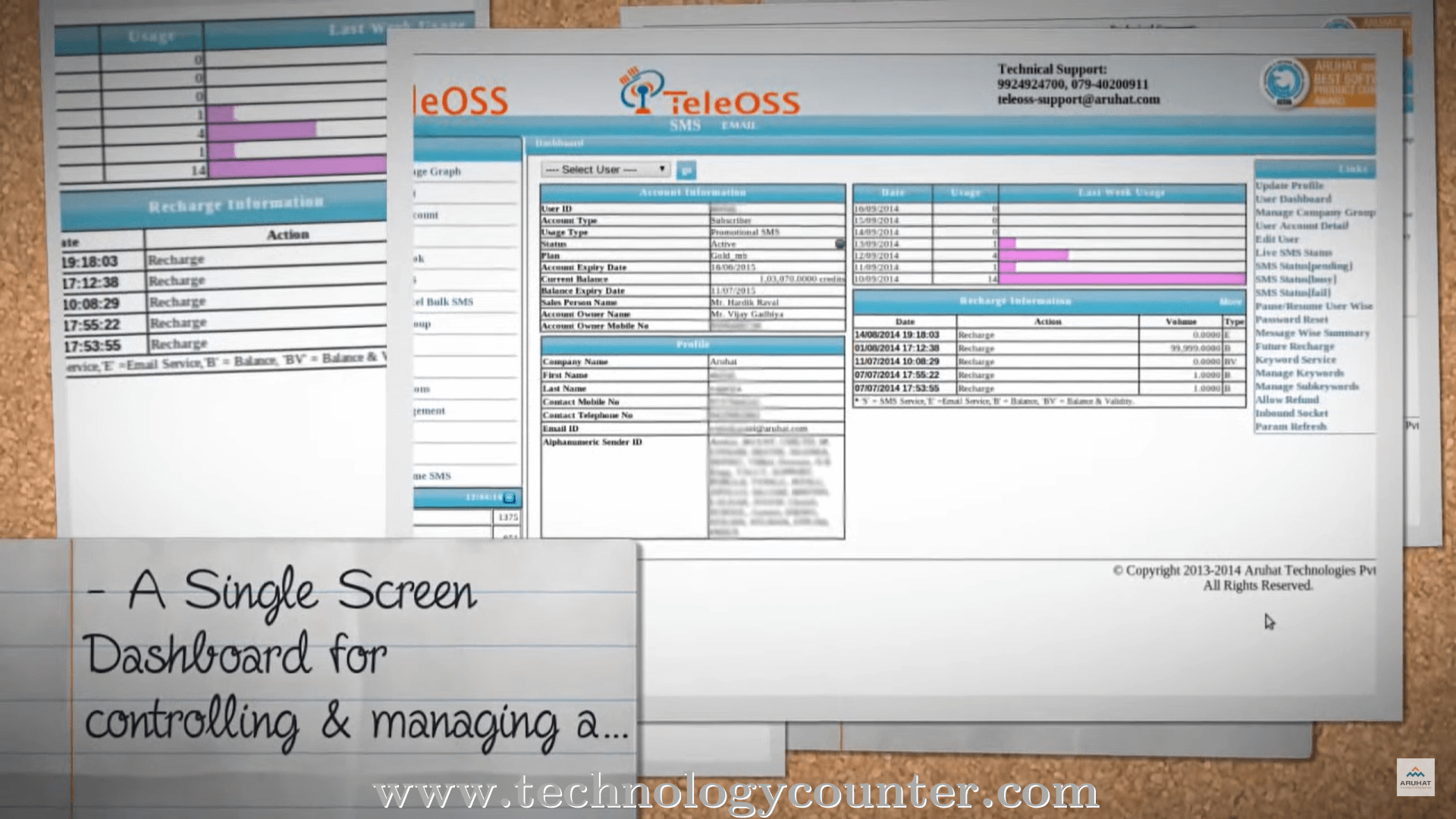 TeleOSS Screenshots