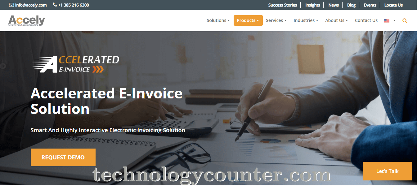 Accelerated E-Invoice Screenshots