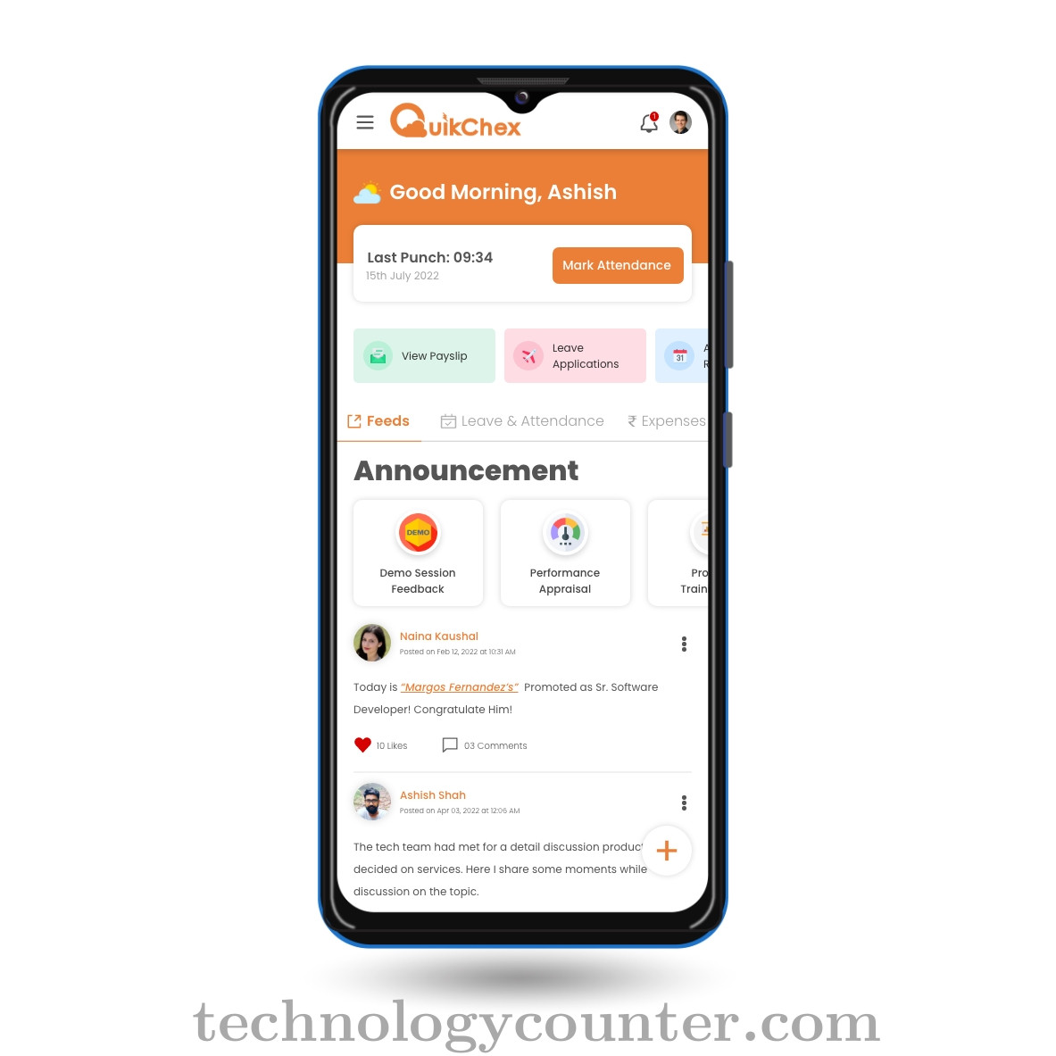 Quikchex Screenshots