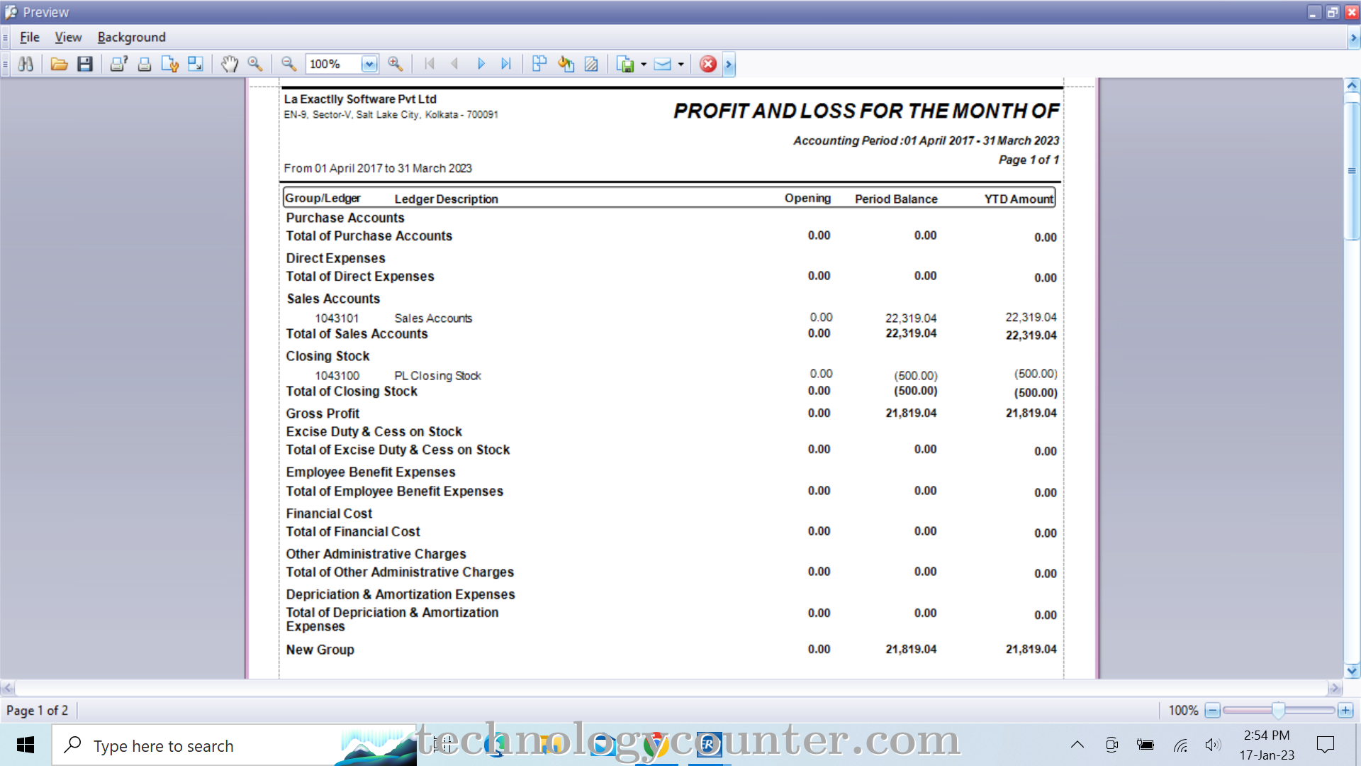 exactllyERP Screenshots