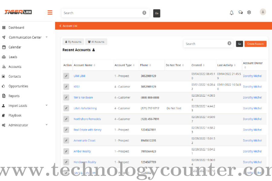 TigerLRM Screenshots