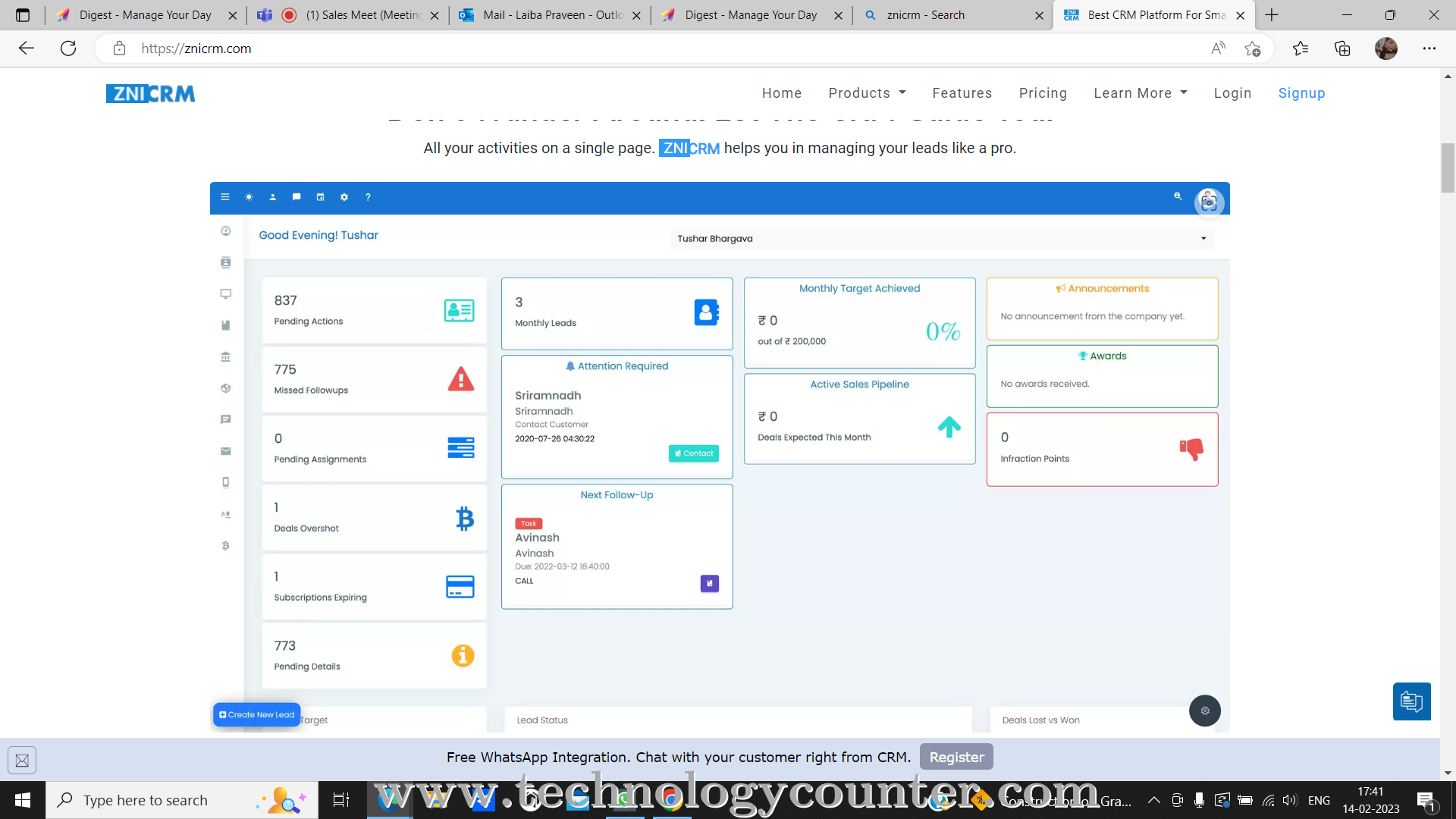 ZNICRM Screenshots