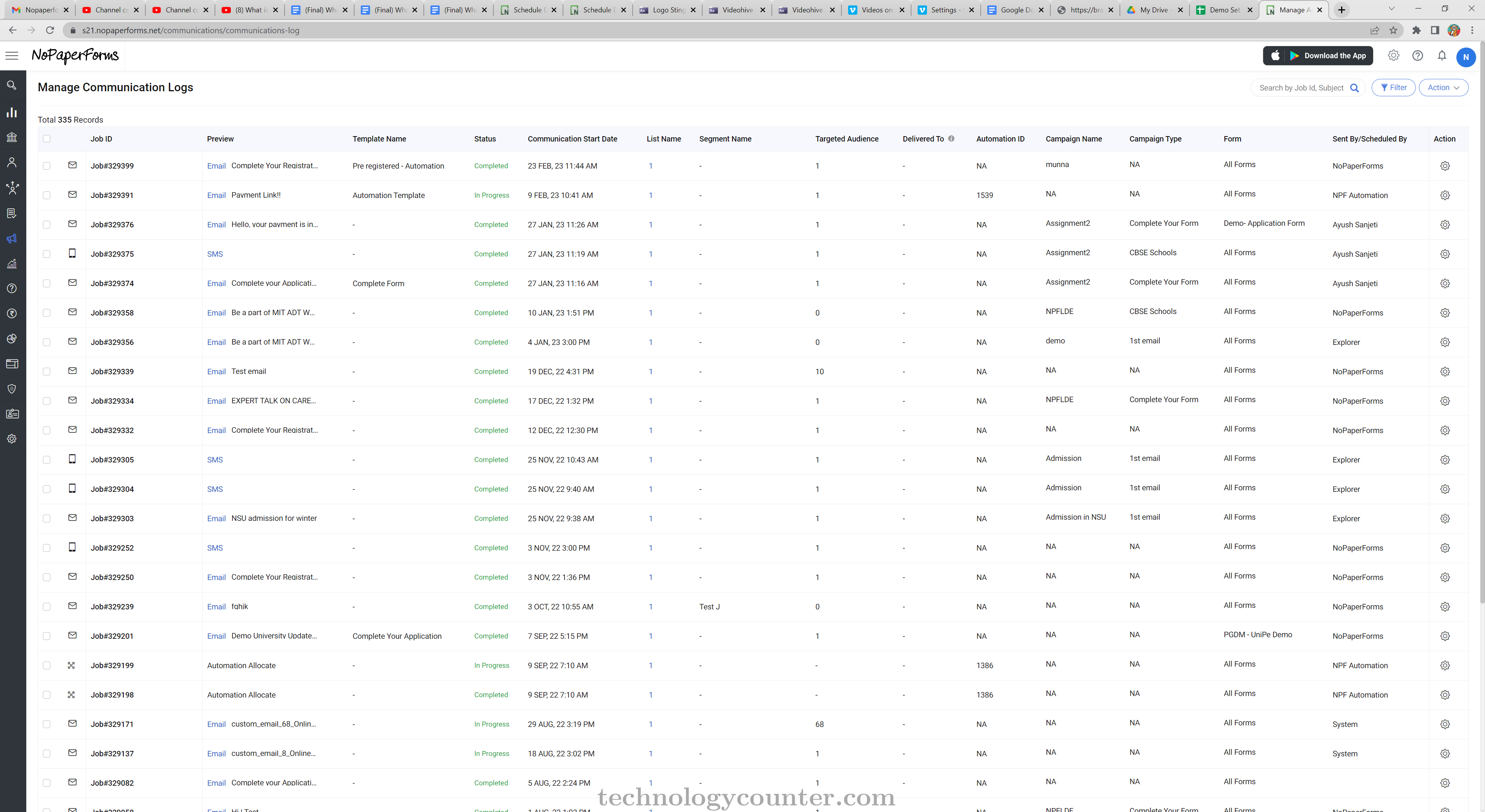 NoPaperForms Screenshots