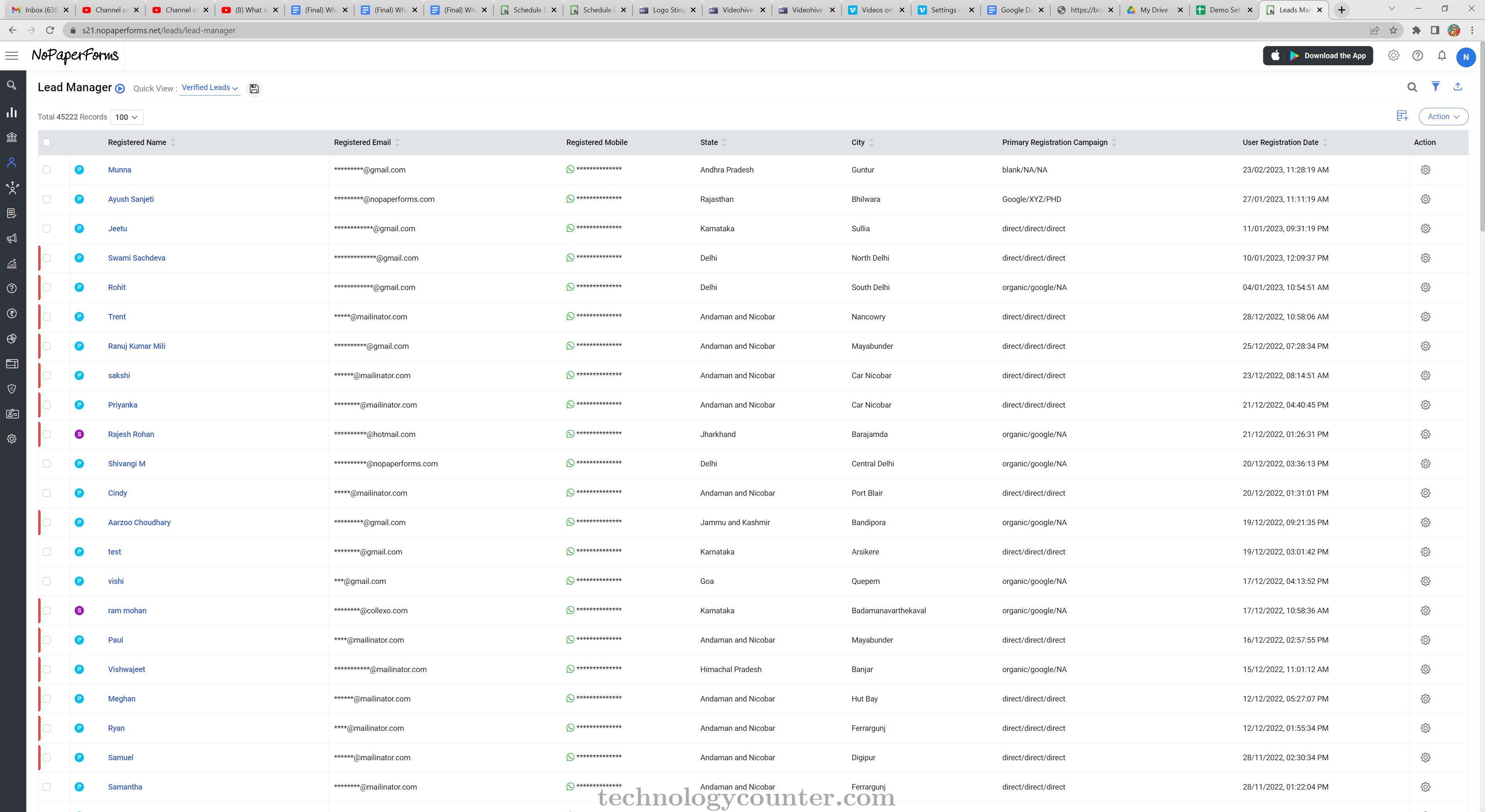 NoPaperForms Screenshots