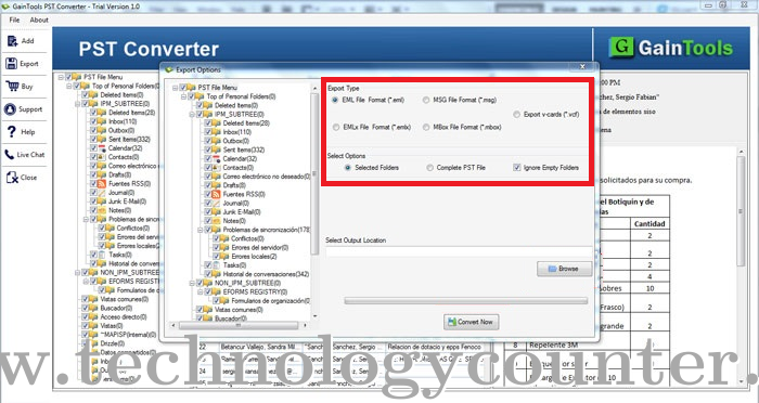 Gains PST Converter Screenshots