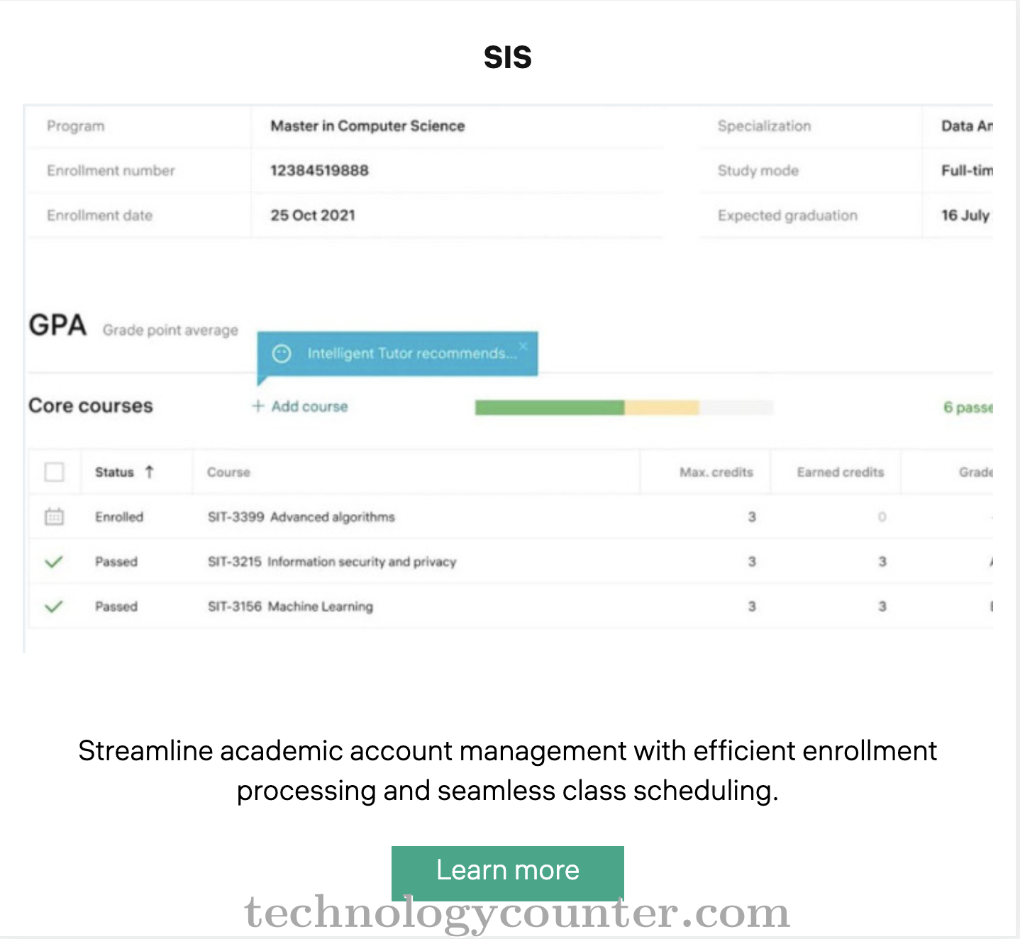 Alemira LMS Screenshots