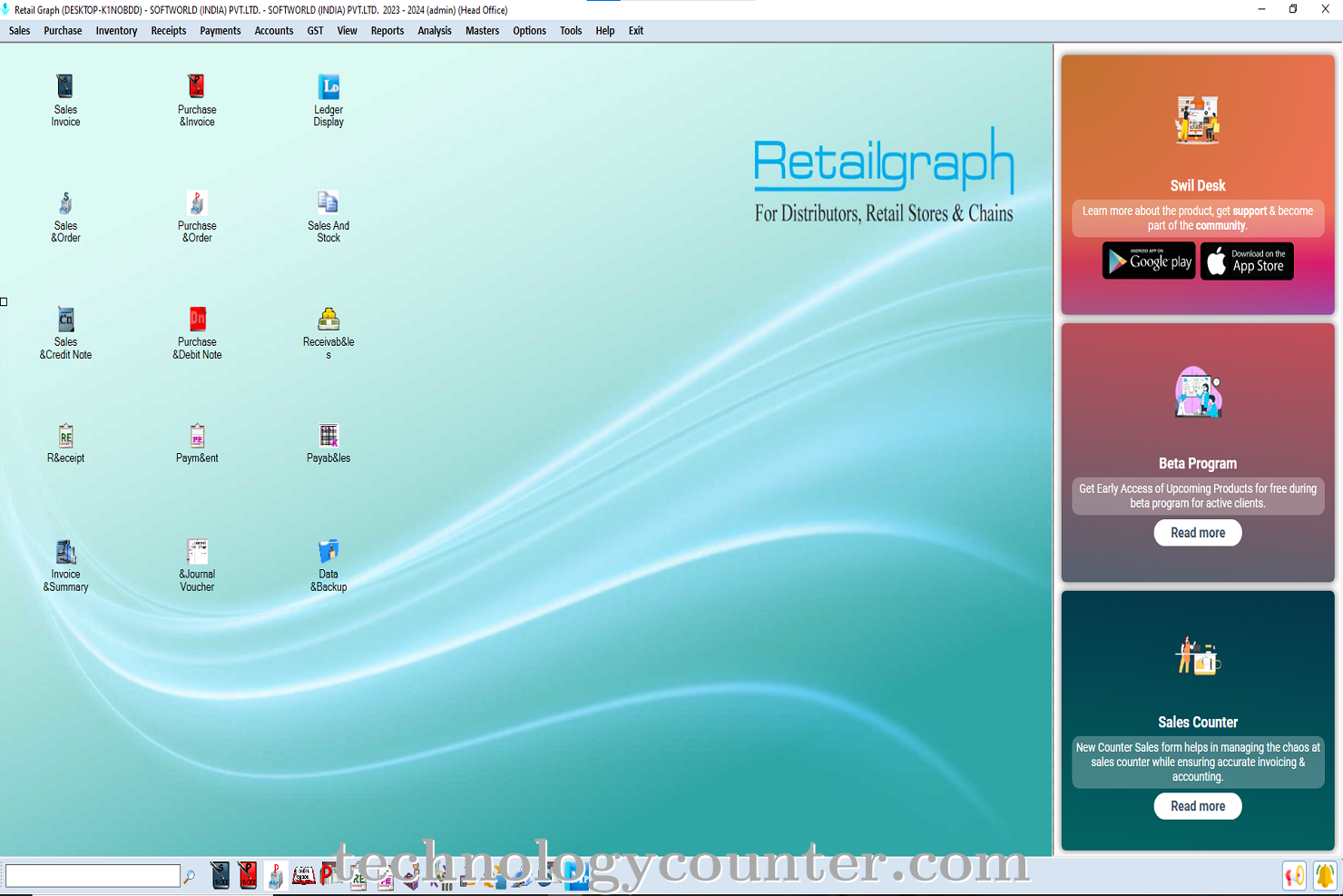 RetailGraph Screenshots