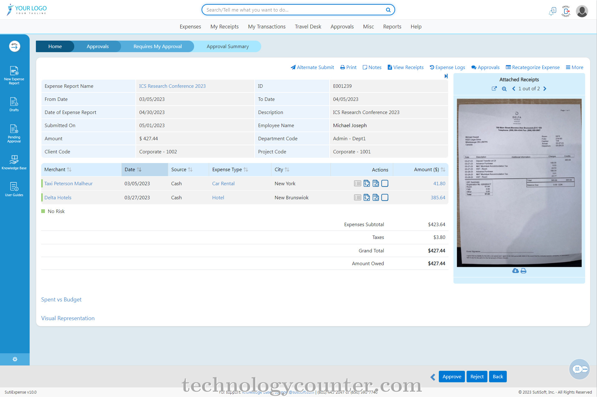 SutiExpense Screenshots