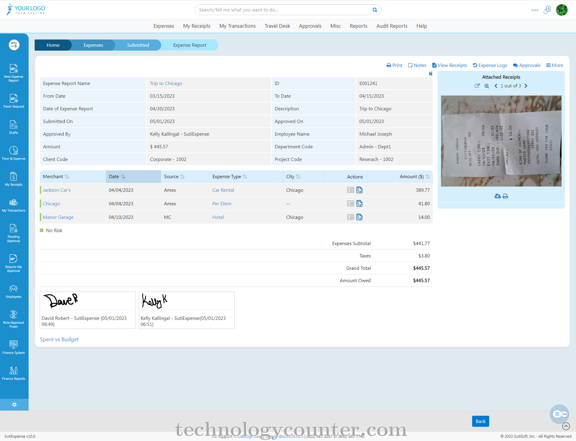 SutiExpense Screenshots