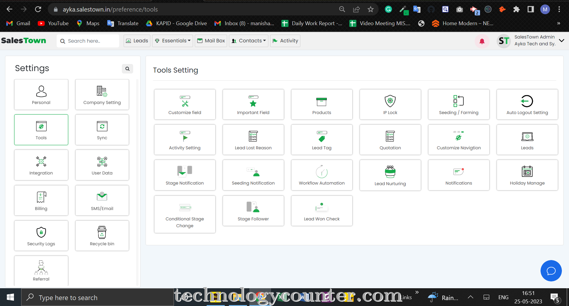 SalesTown CRM Screenshots