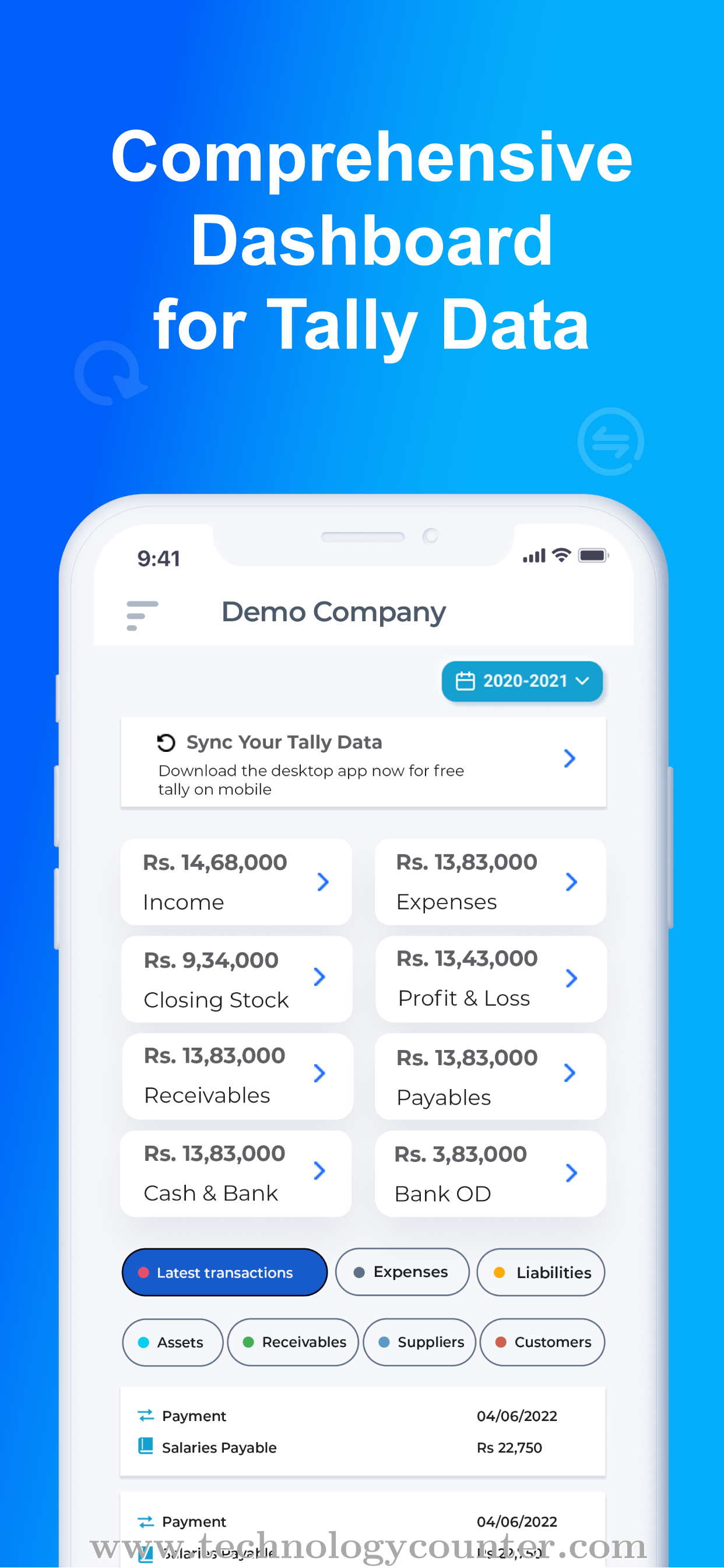 Finsights Screenshots