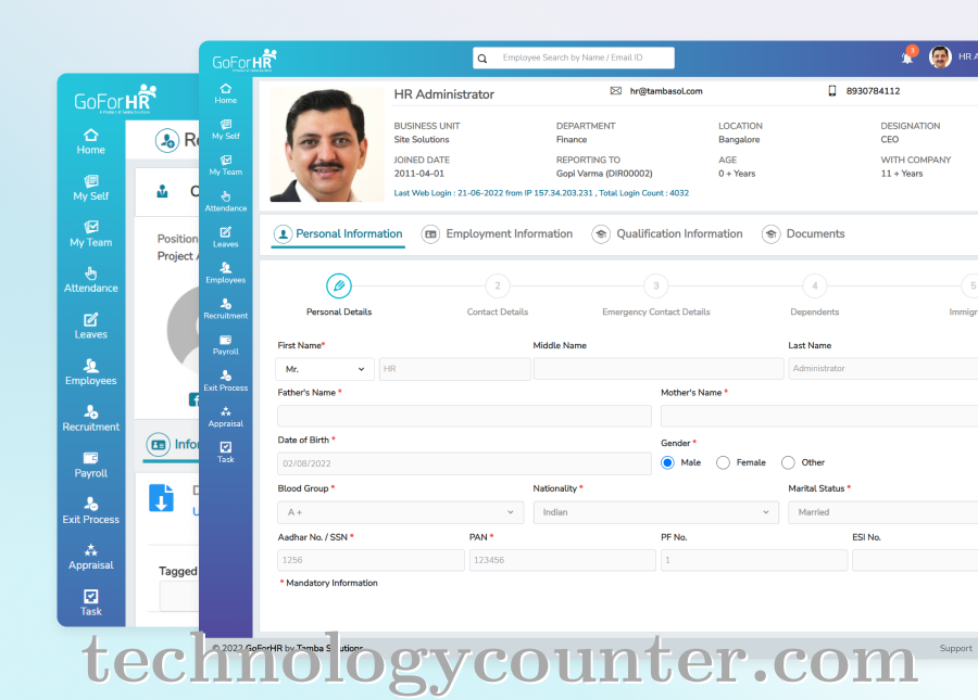GoForHR Screenshots