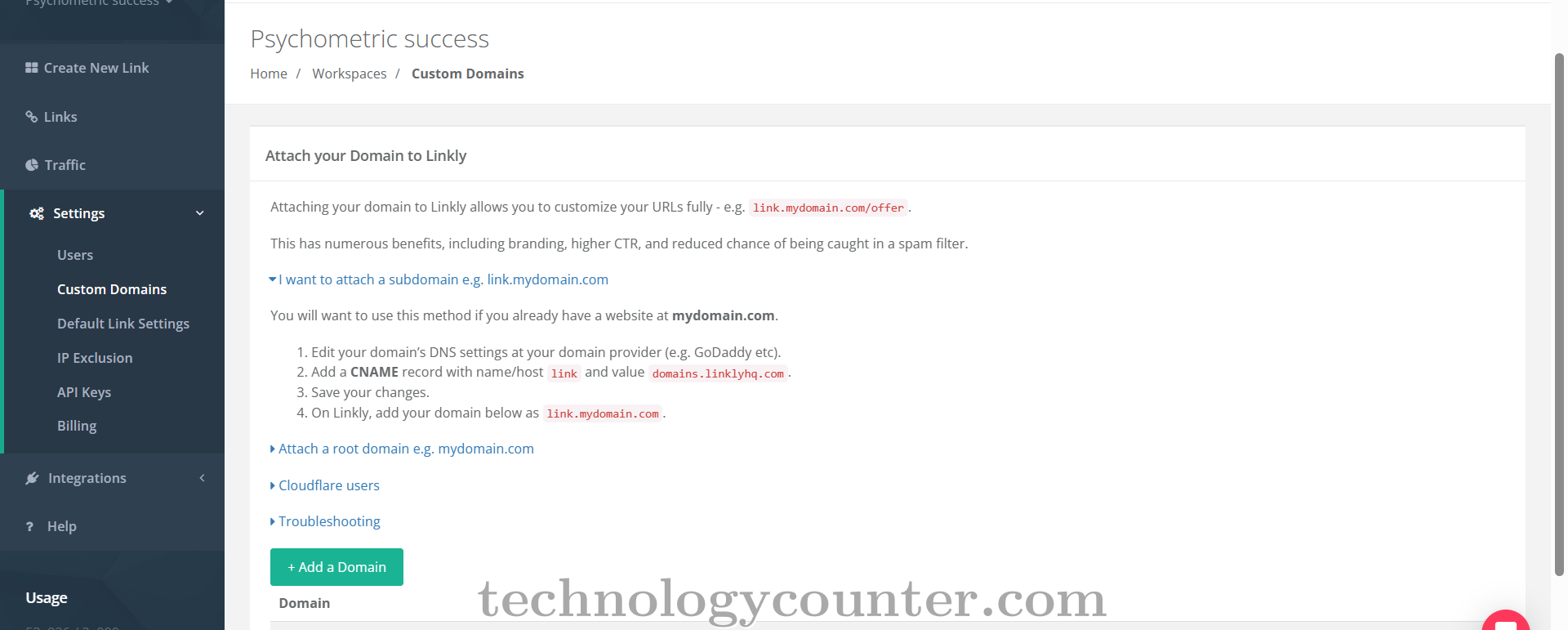 Linkly Screenshots
