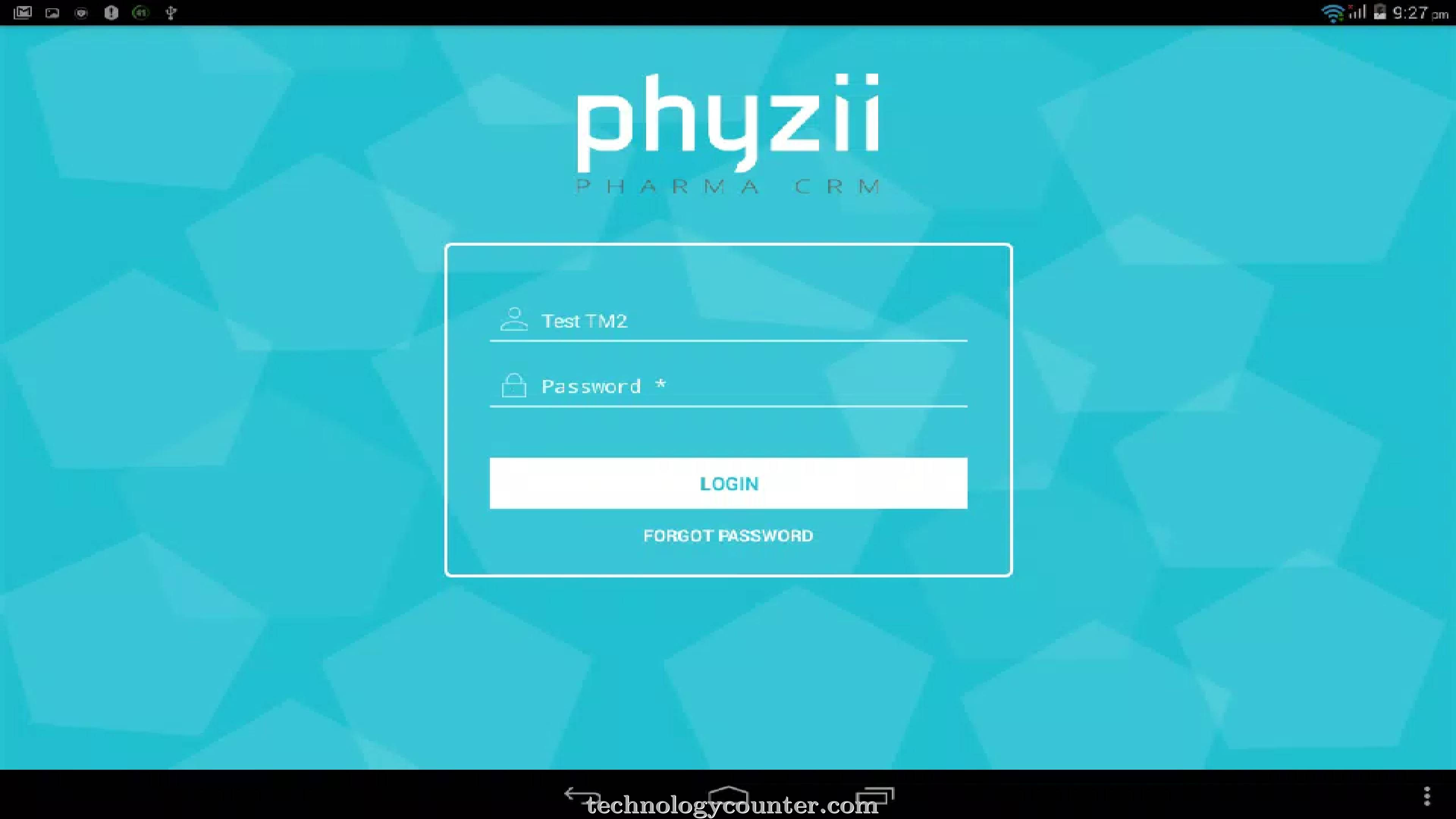 Phyzii Pharma CRM Screenshots