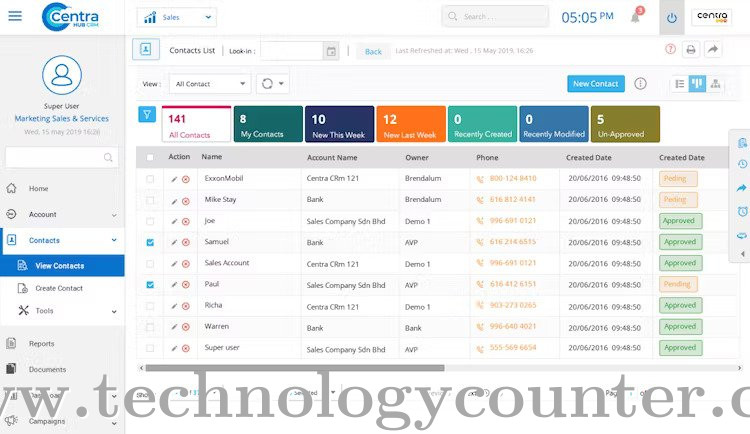 CentraHub CRM Screenshots