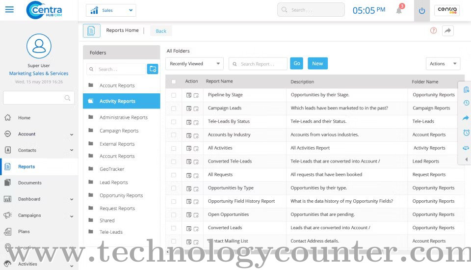 CentraHub CRM Screenshots