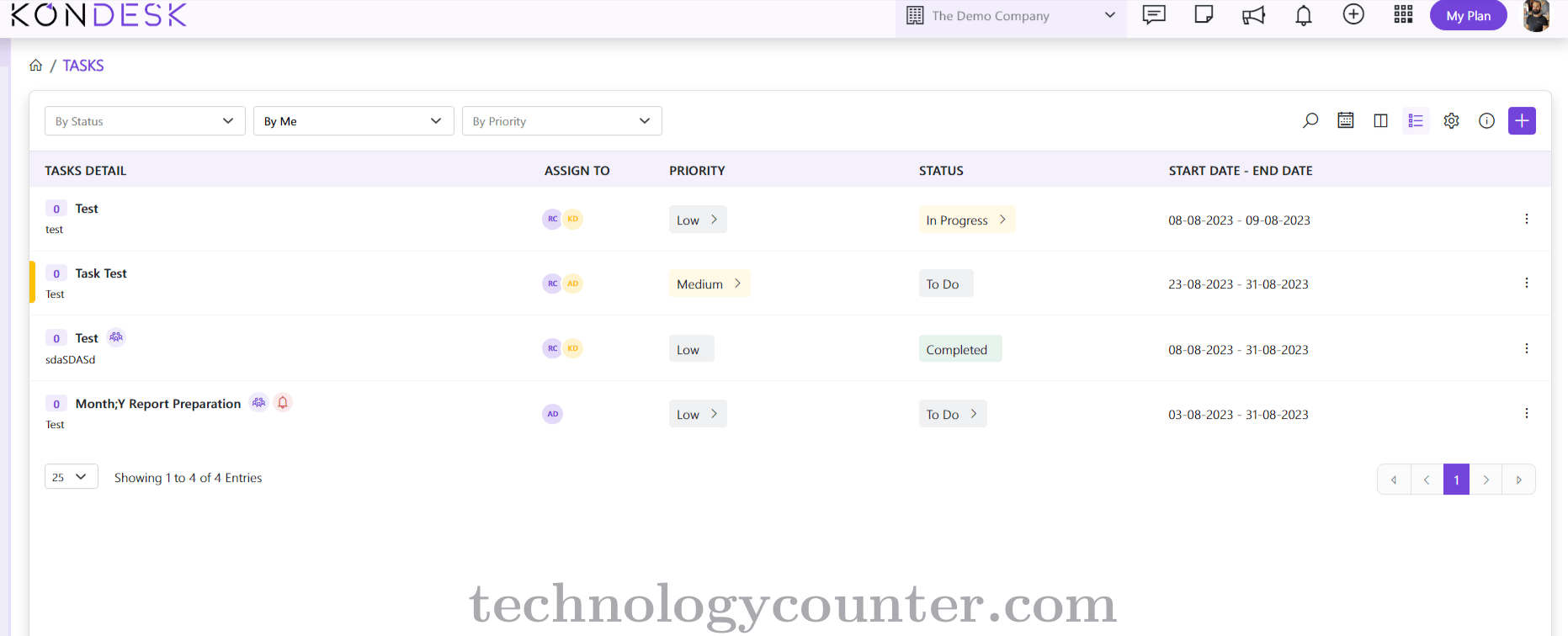 KONDESK Screenshots