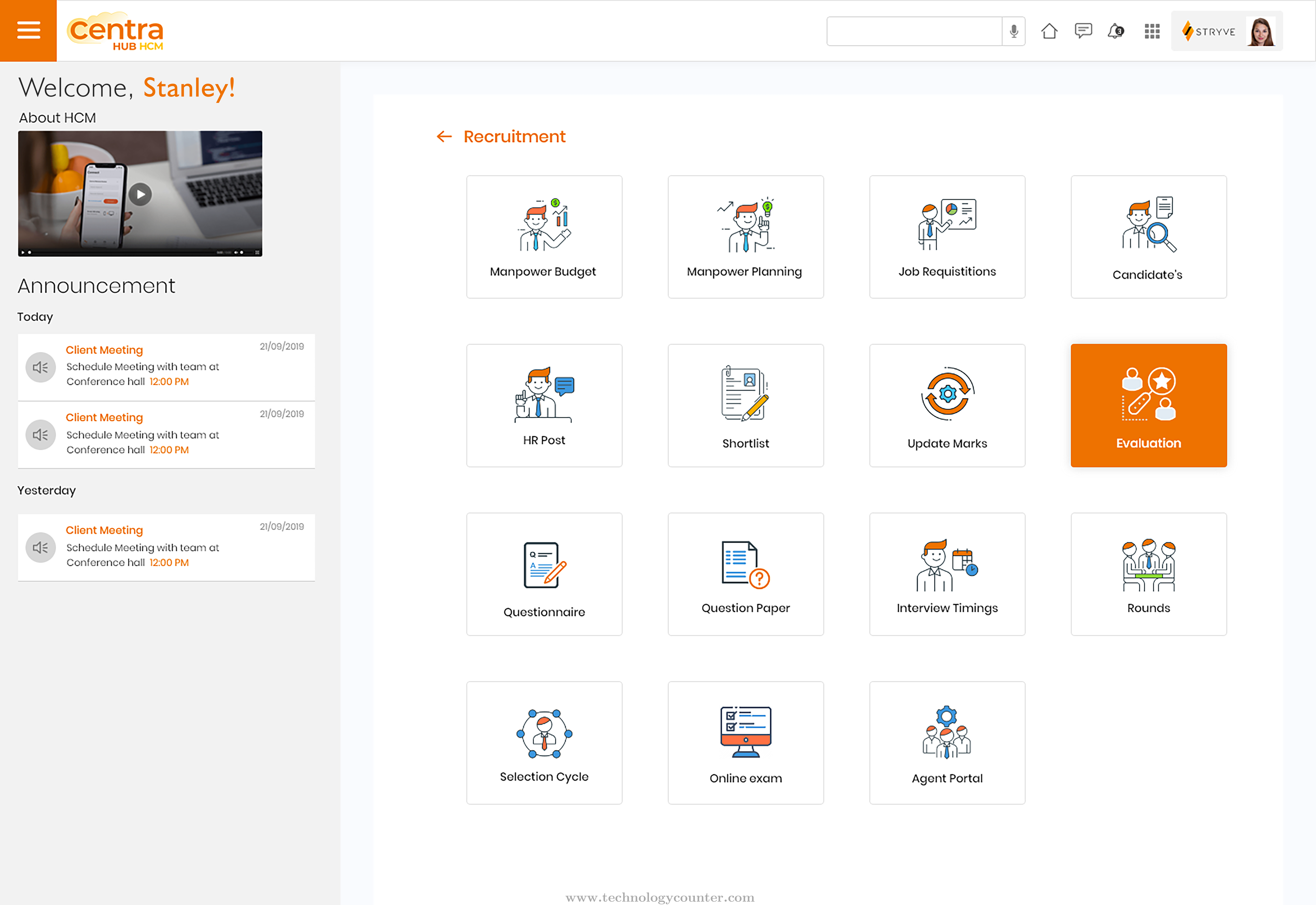 CentraHub HCM Screenshots