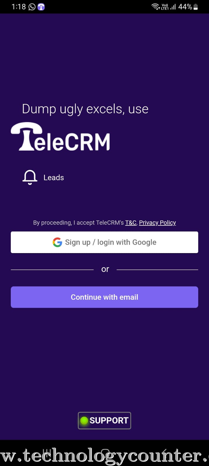 TeleCRM Screenshots