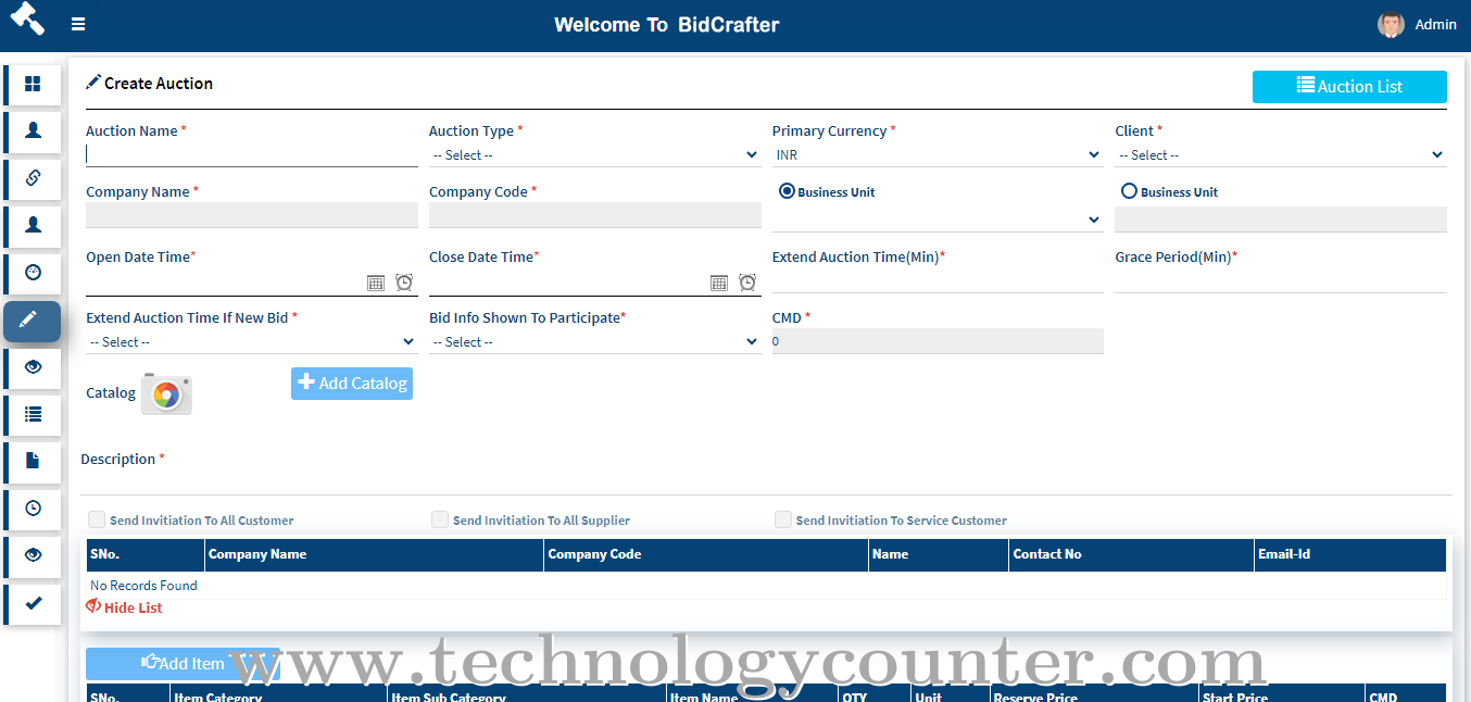 BidCrafter Screenshots