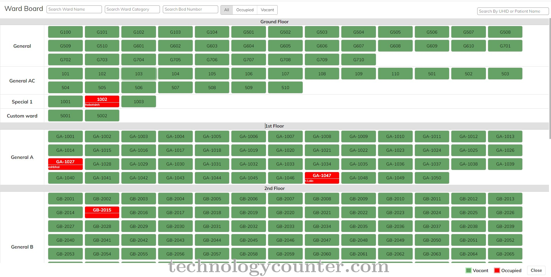 Healthray HMIS Screenshots