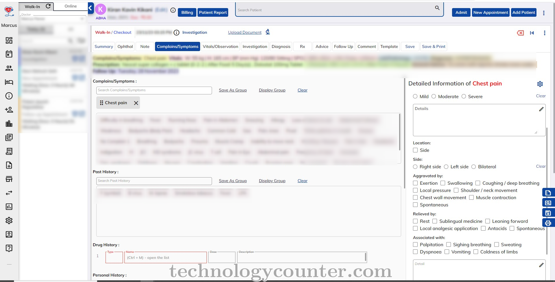 Healthray HMIS Screenshots