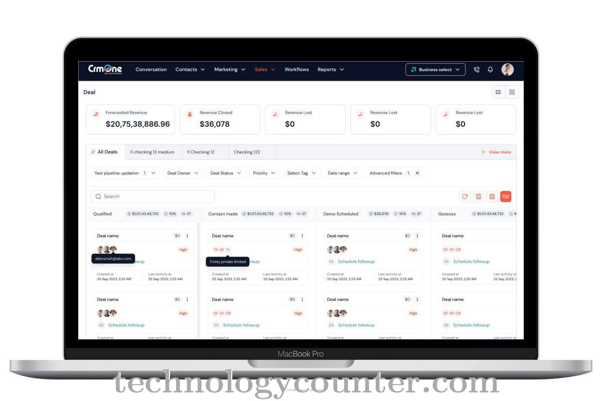 CrmOne Screenshots