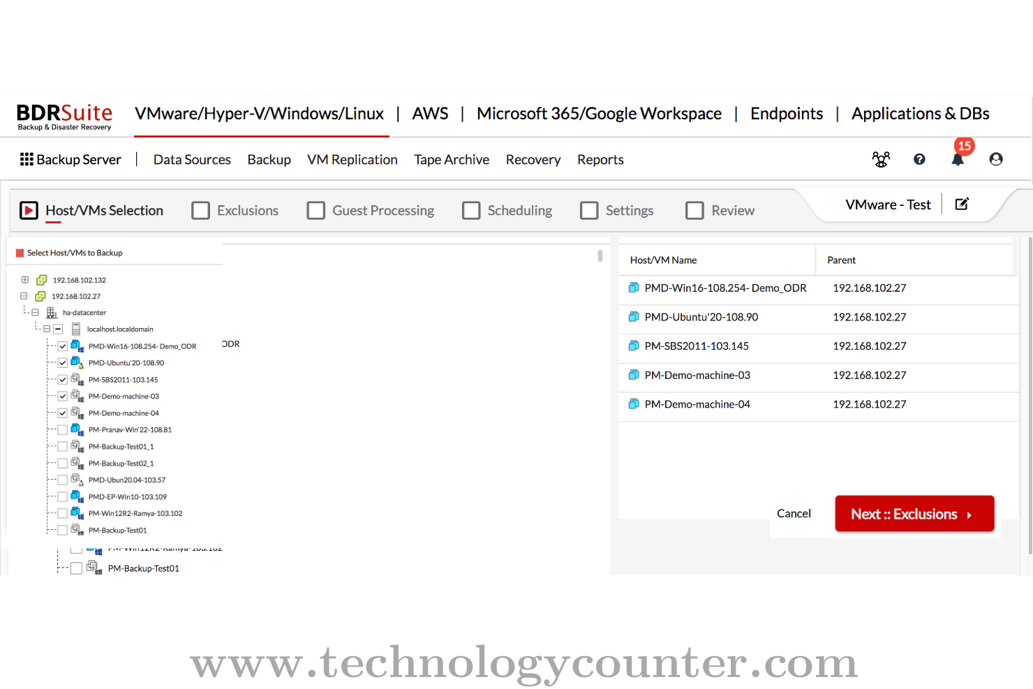 BDRSuite Screenshots