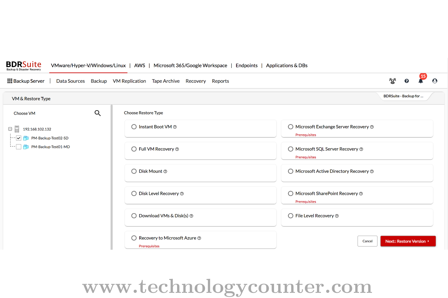 BDRSuite Screenshots