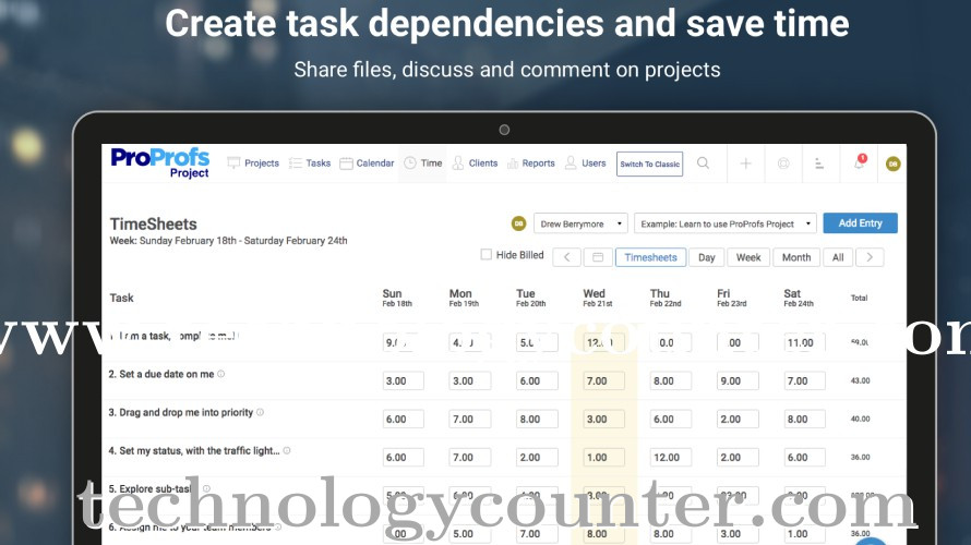ProProfs Project Screenshots