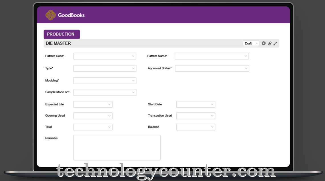 Goodbooks ERP Screenshots