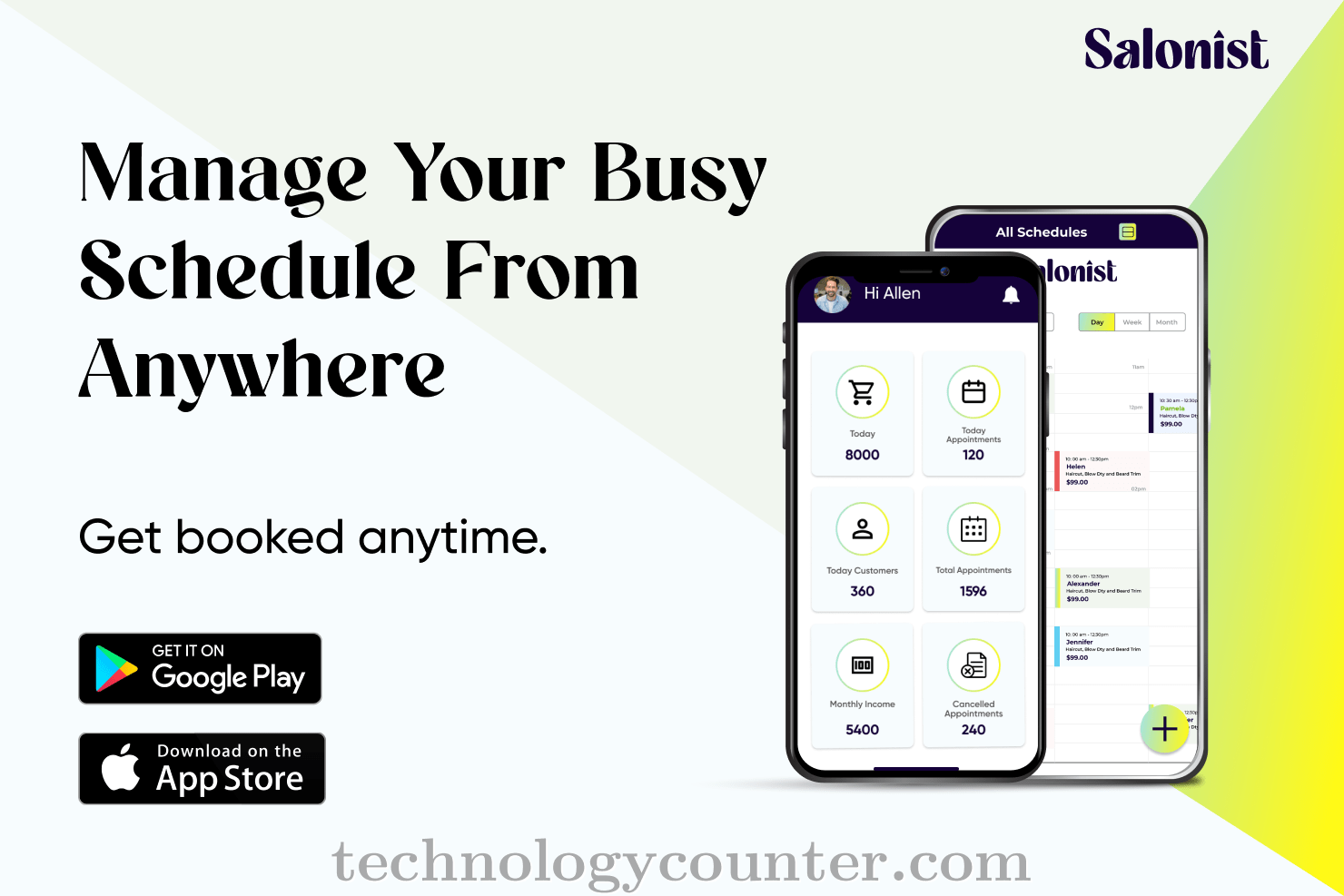 Salonist Screenshots