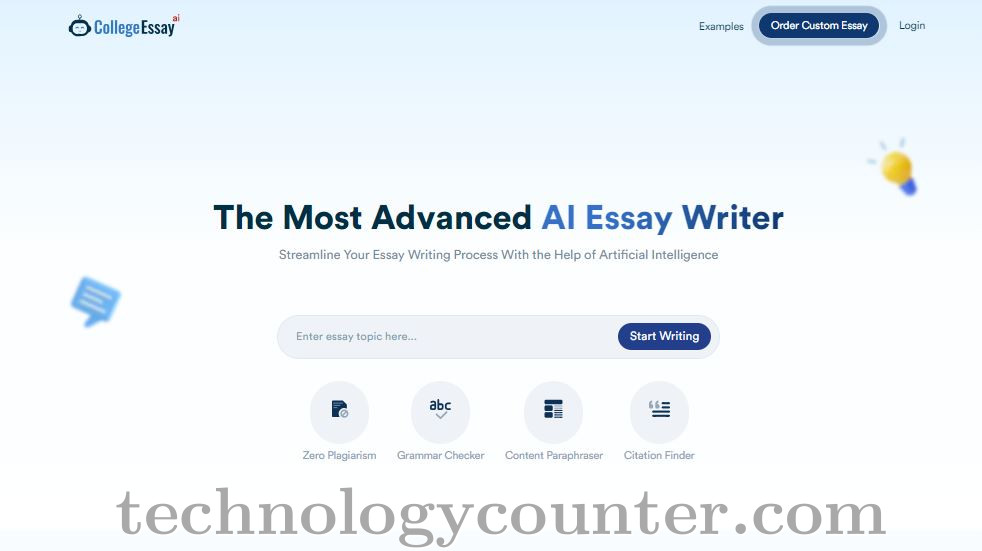 CollegeEssay AI Screenshots