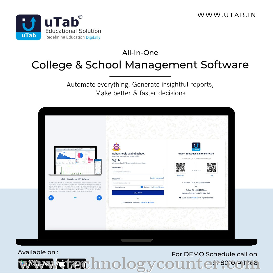 uTab Educational ERP Screenshots
