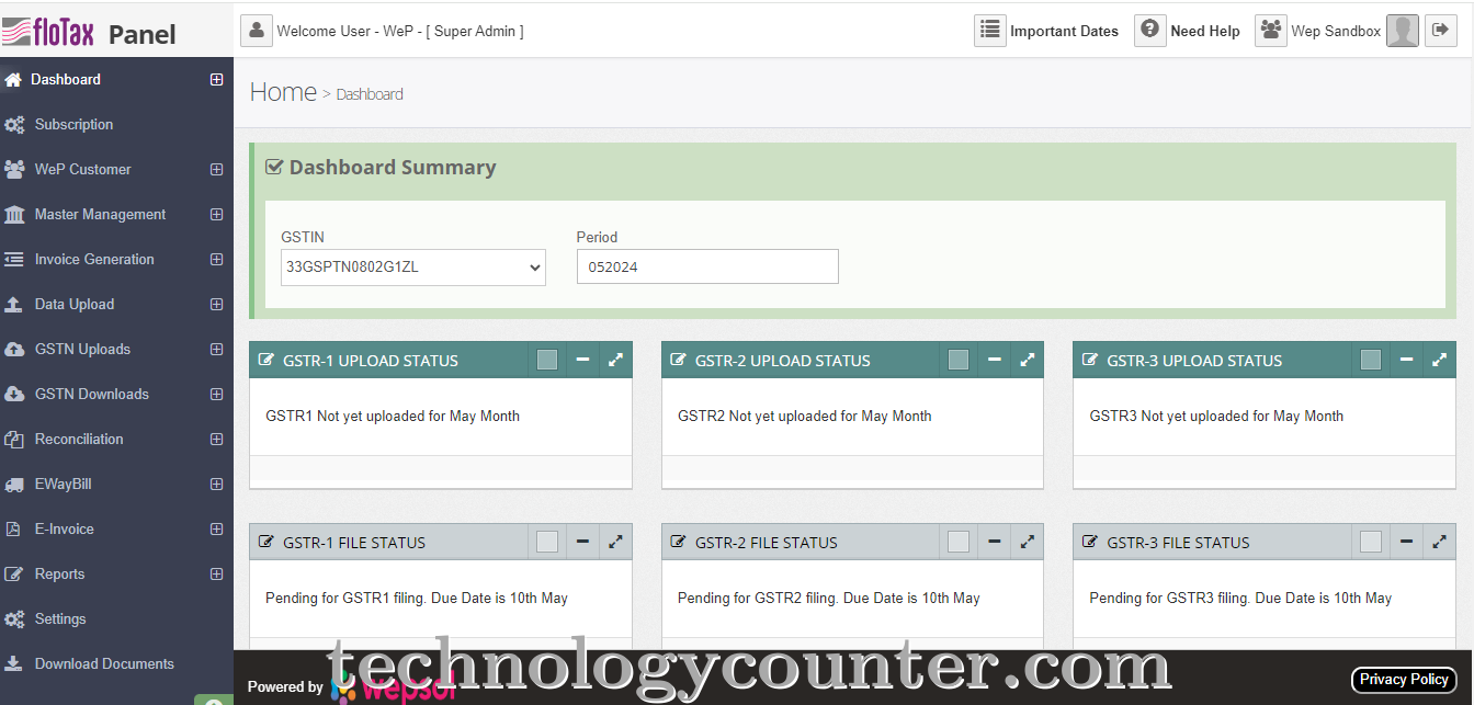 floTax Screenshots