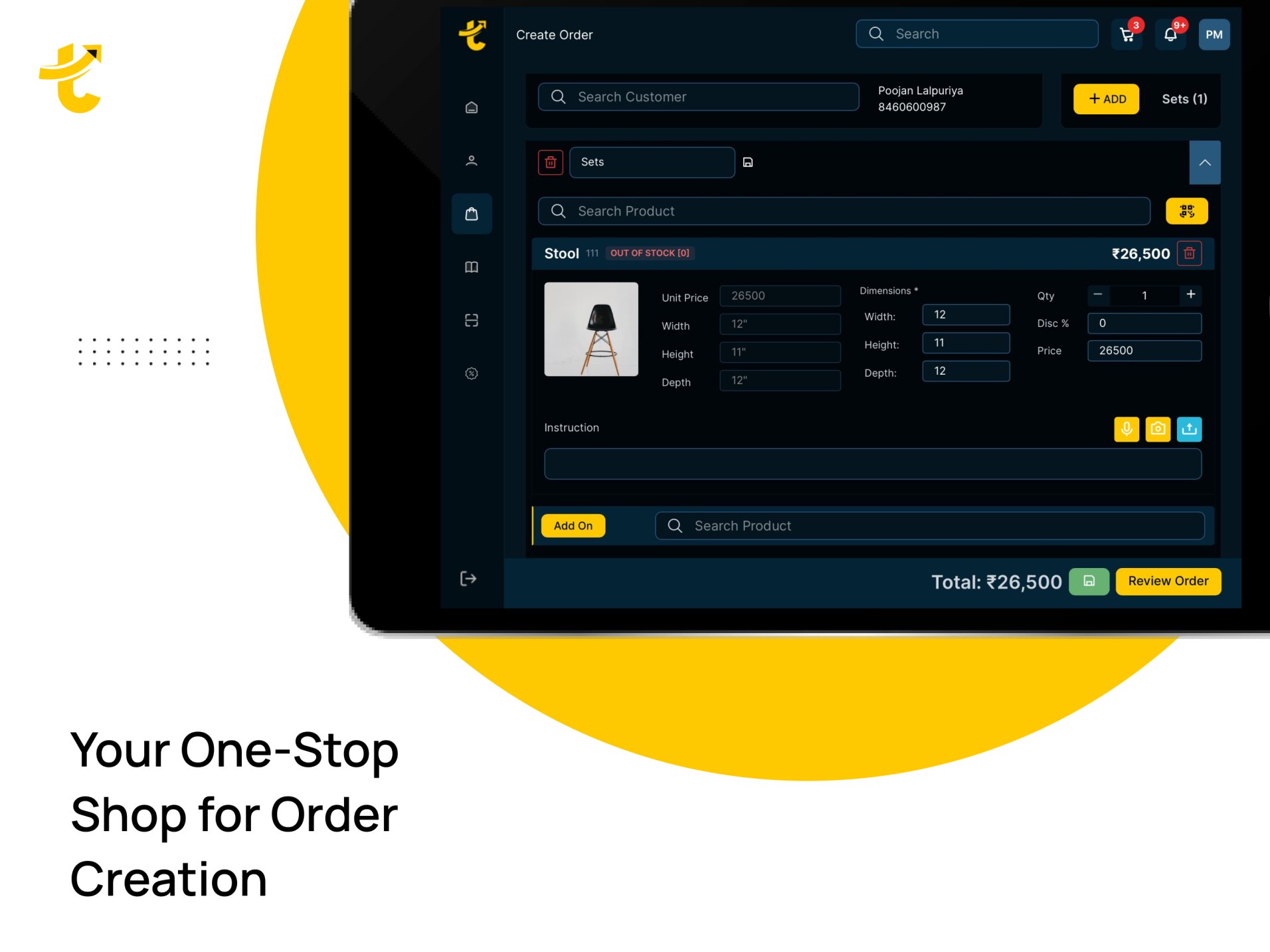Tanyo CRM Screenshots