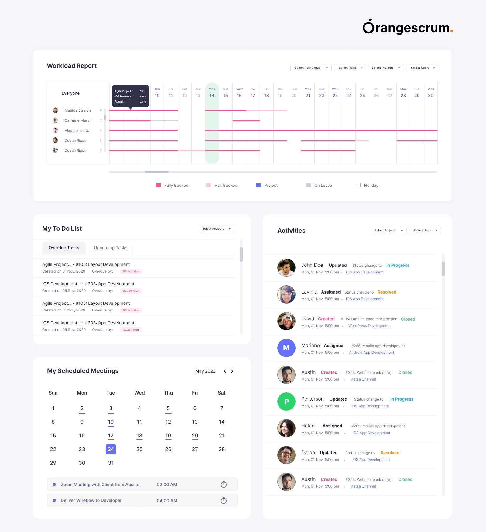 Orangescrum Screenshots