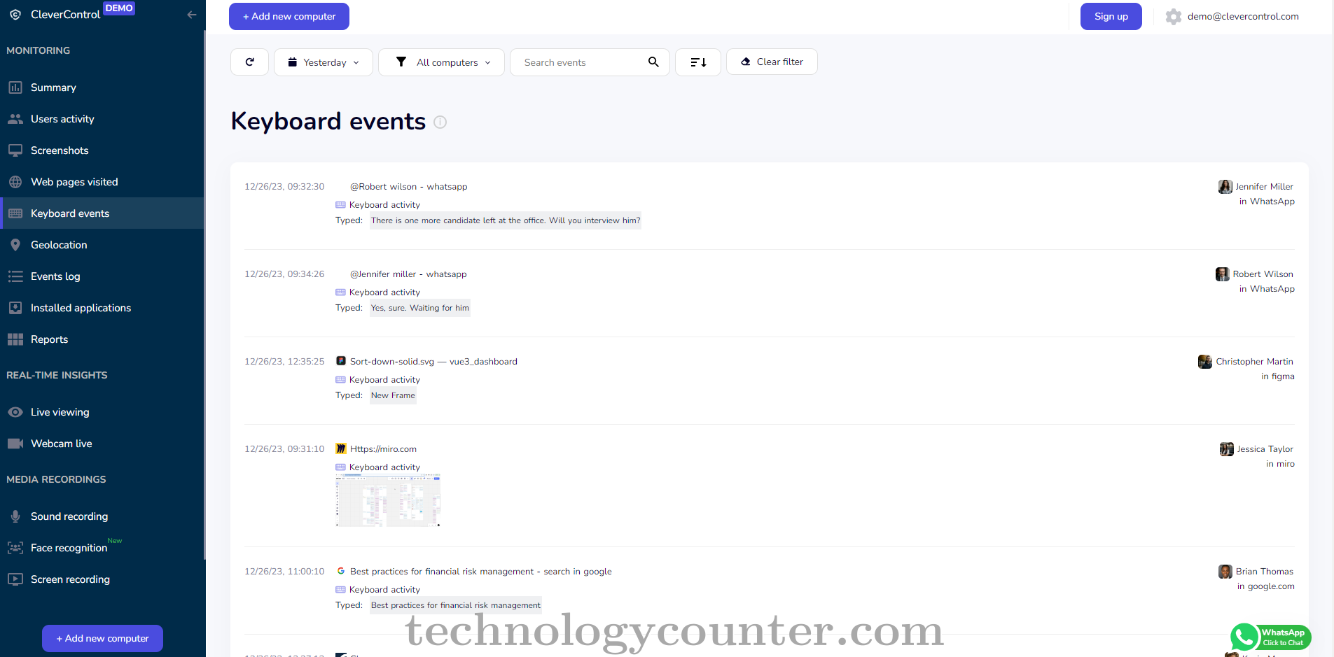CleverControl Screenshots