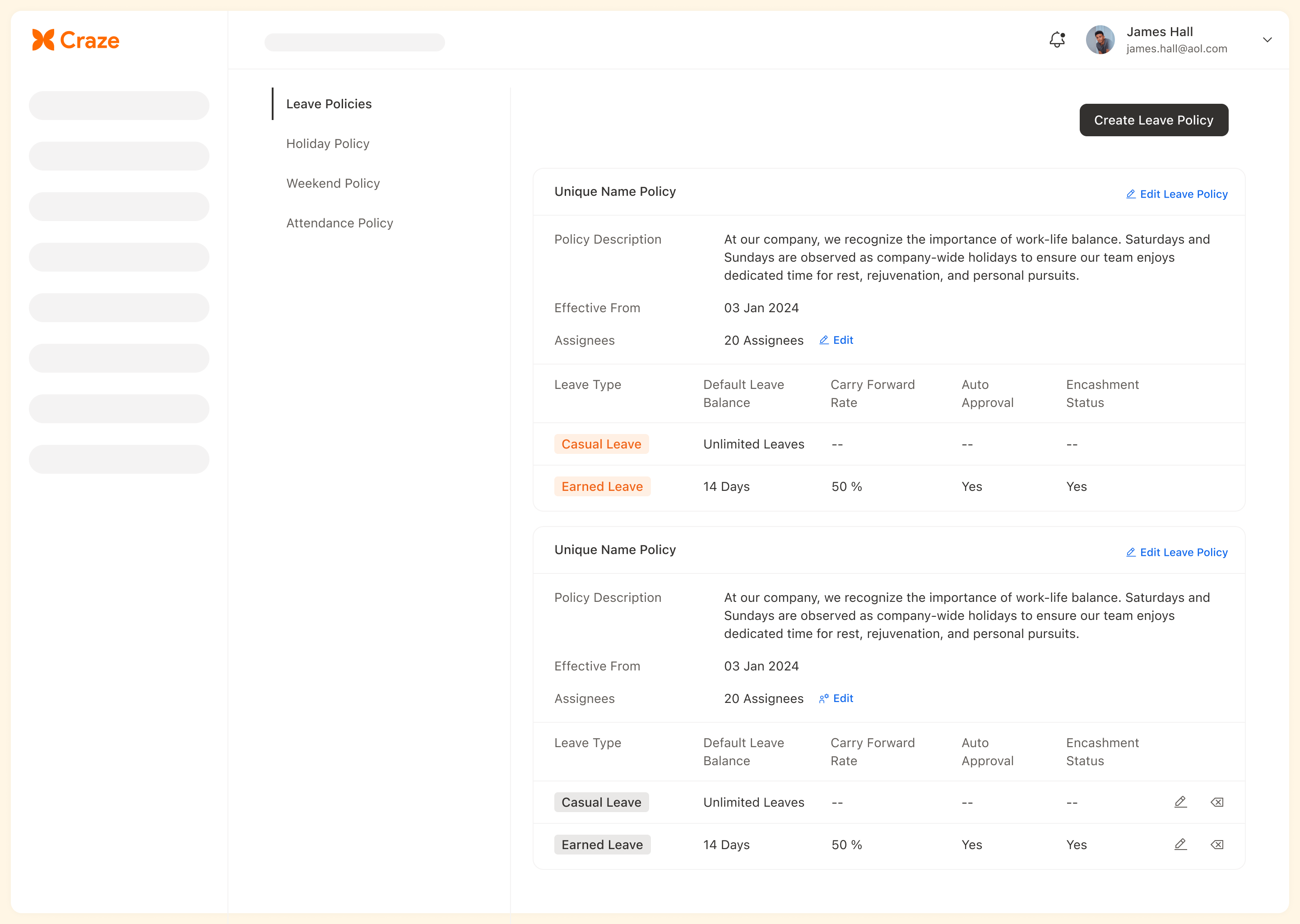Craze Leaves Screenshots