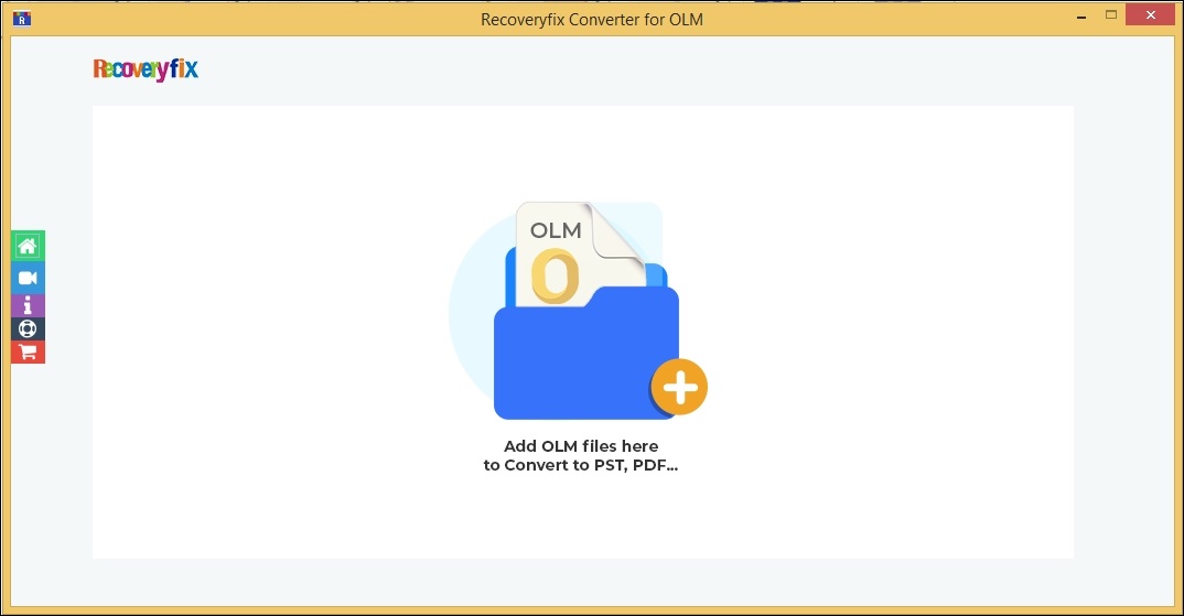 Recoveryfix Converter for OLM Screenshots