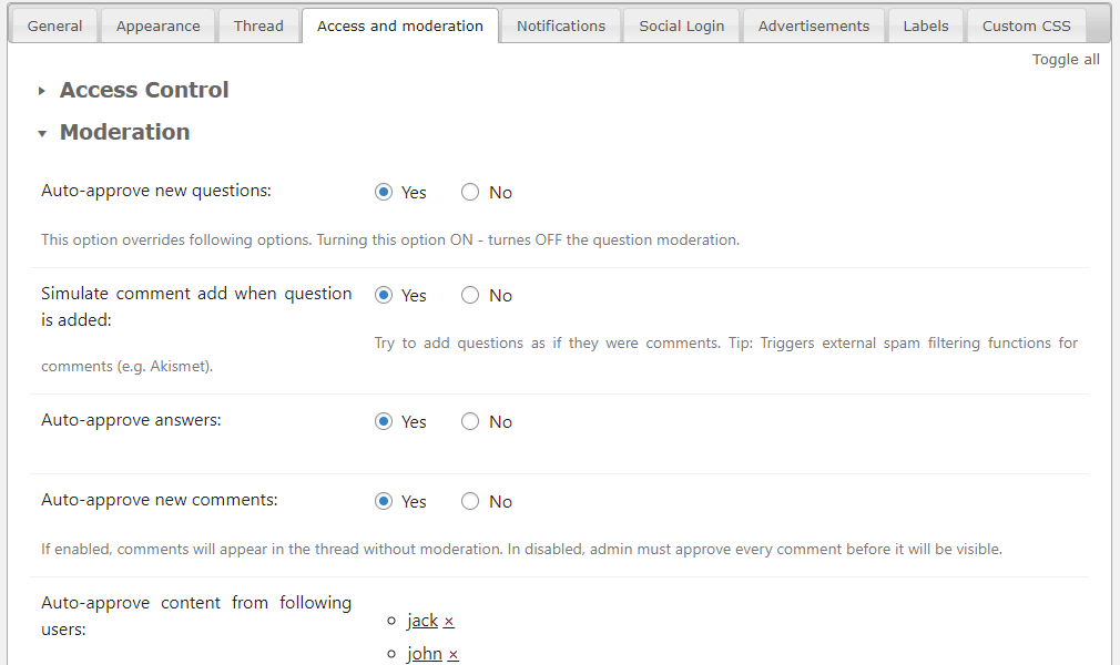 WordPress Question and Answer Plugin Screenshots
