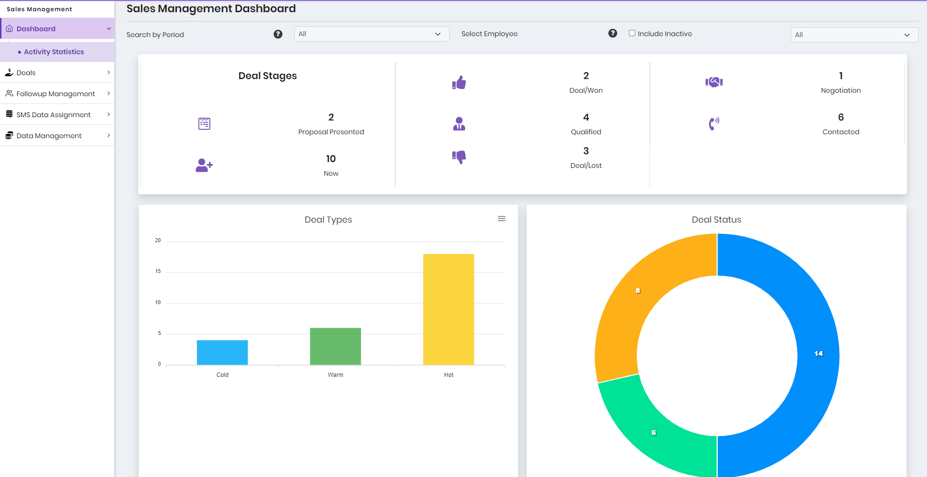 CBS-CRM Screenshots
