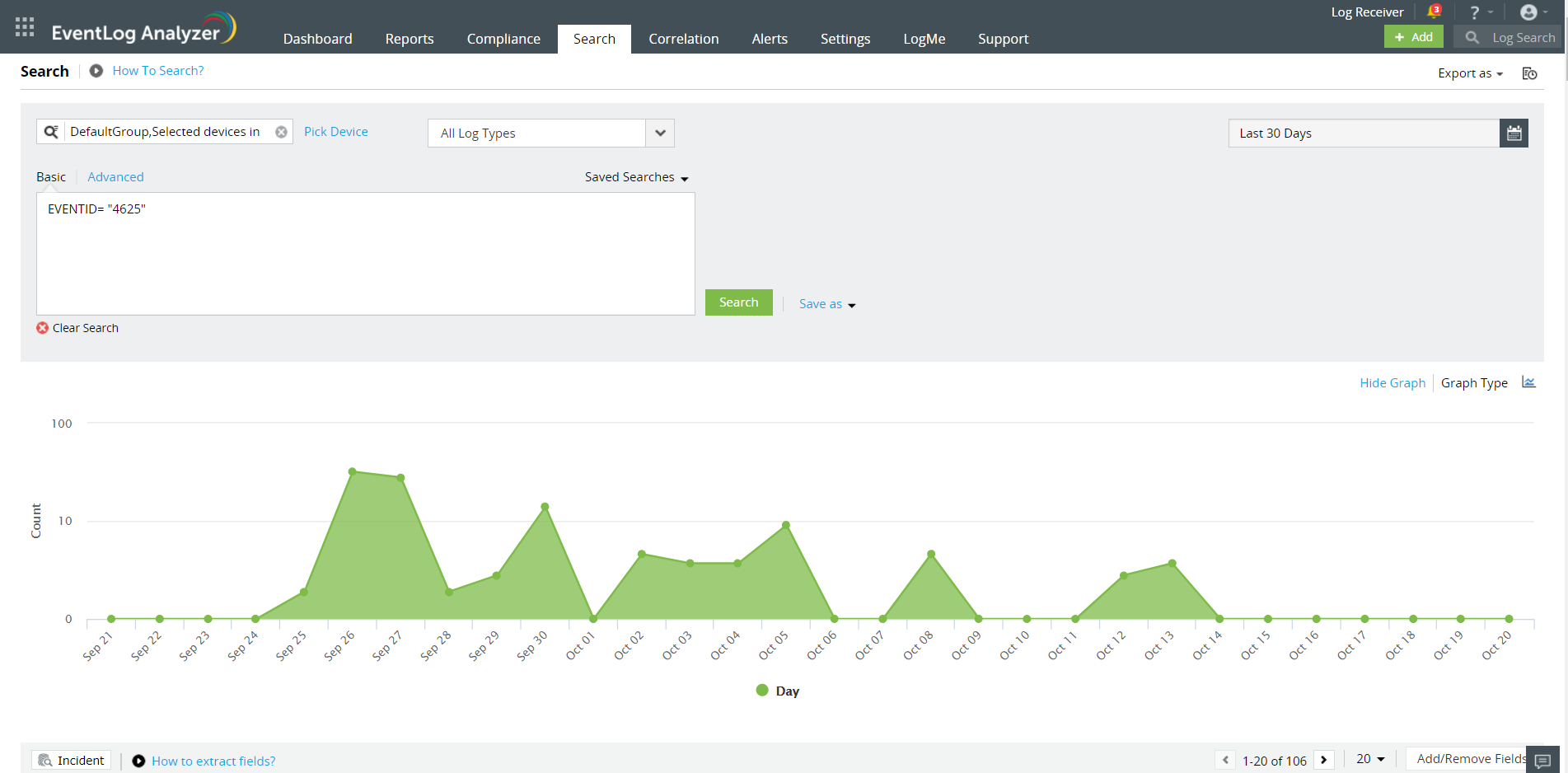 ManageEngine EventLog Analyzer Screenshots