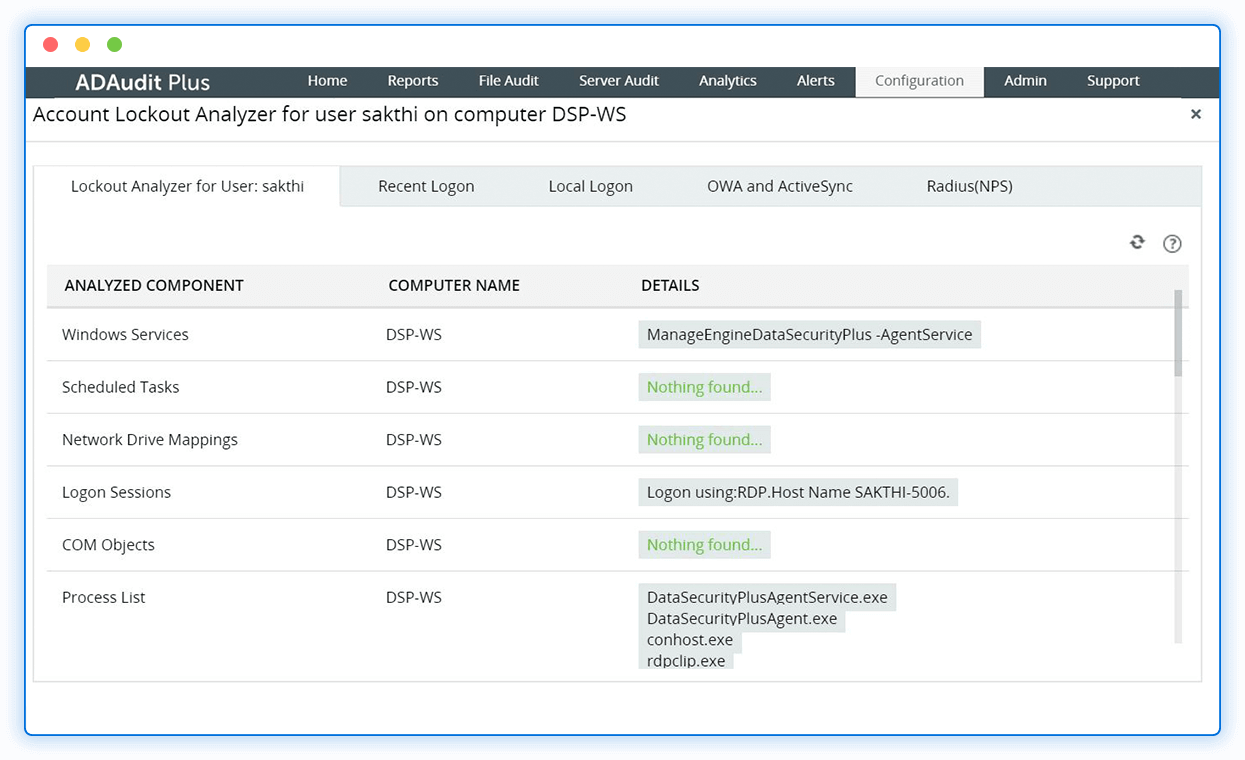 ManageEngine ADAudit Plus Screenshots