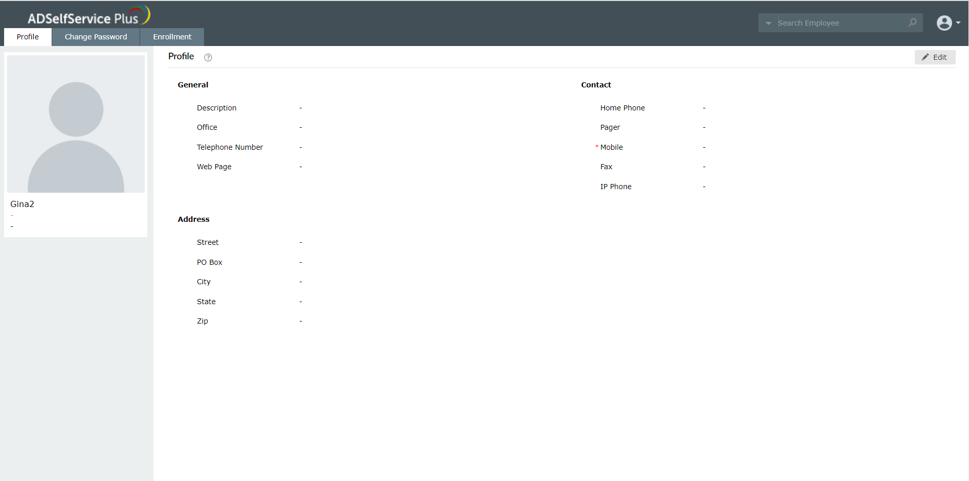 ManageEngine ADSelfService Plus Screenshots