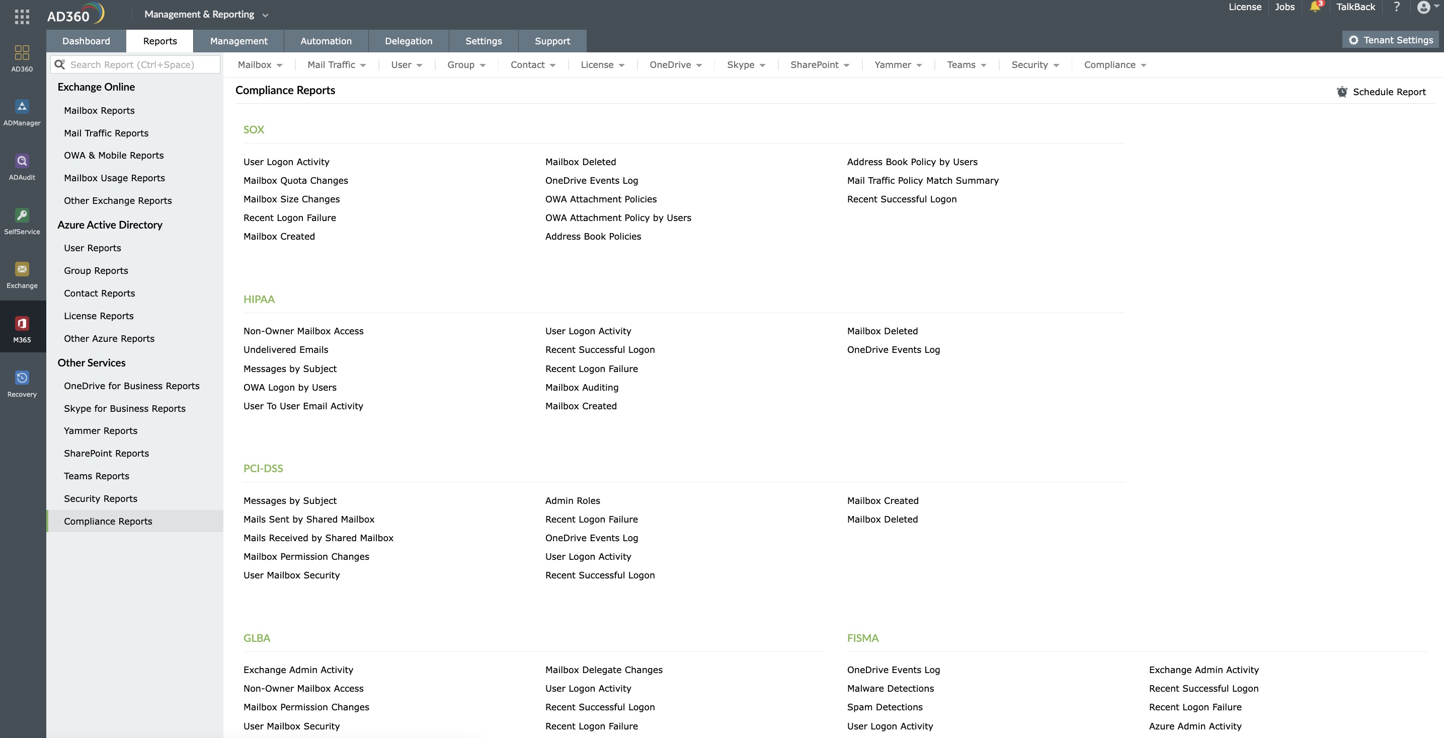 ManageEngine AD360 Screenshots