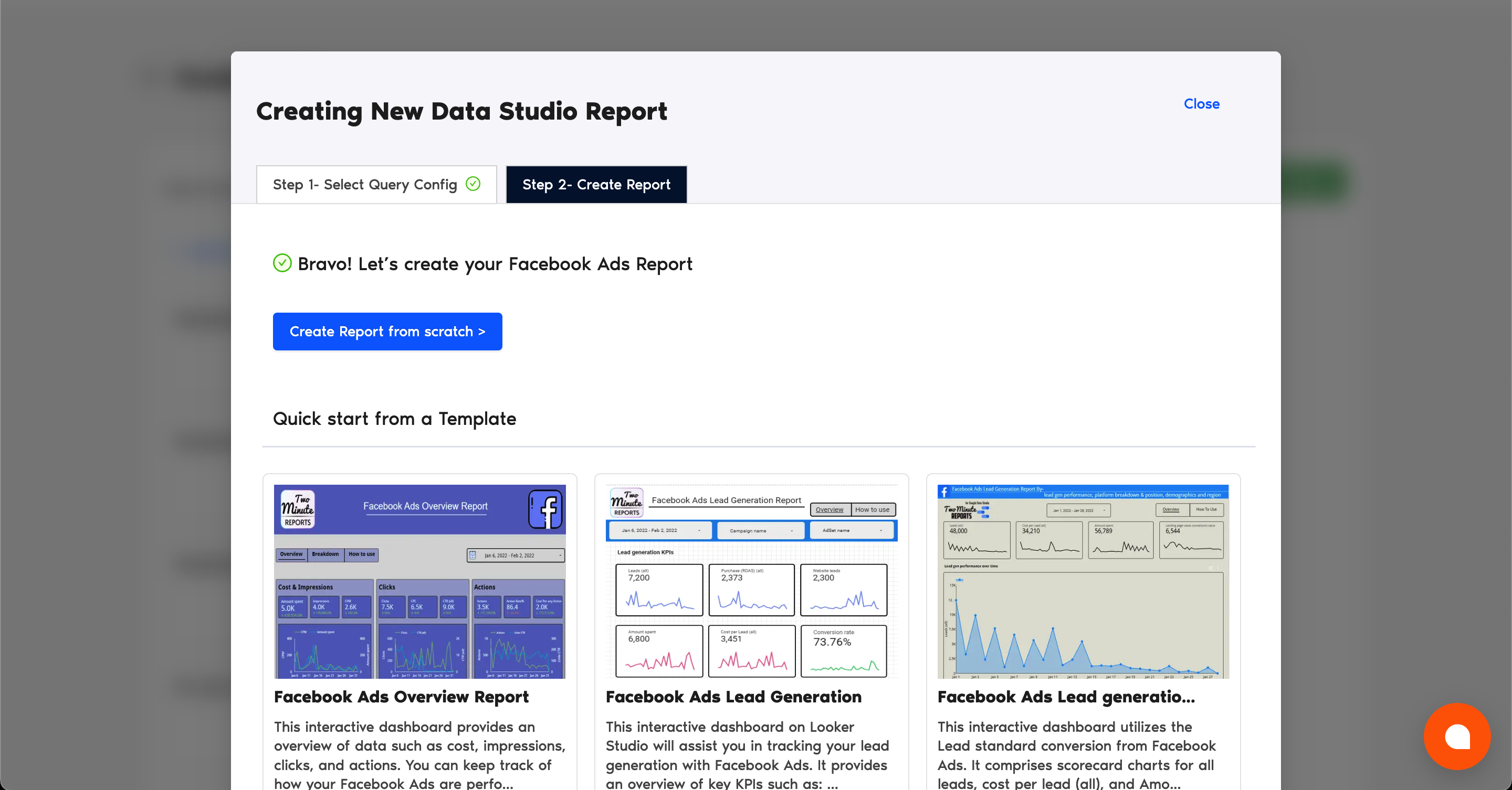 Two Minute Reports Screenshots