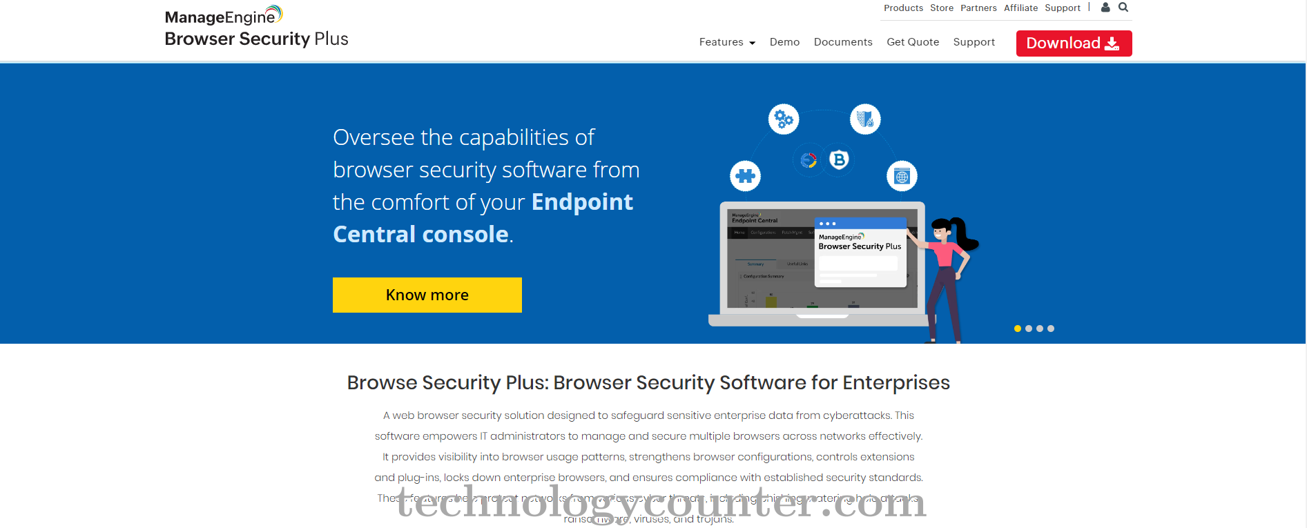 ManageEngine Browser Security Plus Screenshots