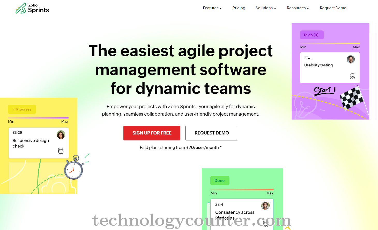 Zoho Sprints Screenshots
