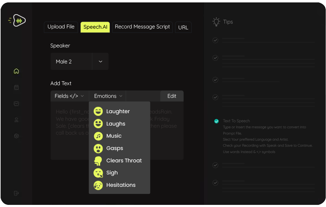 Voicesend Screenshots